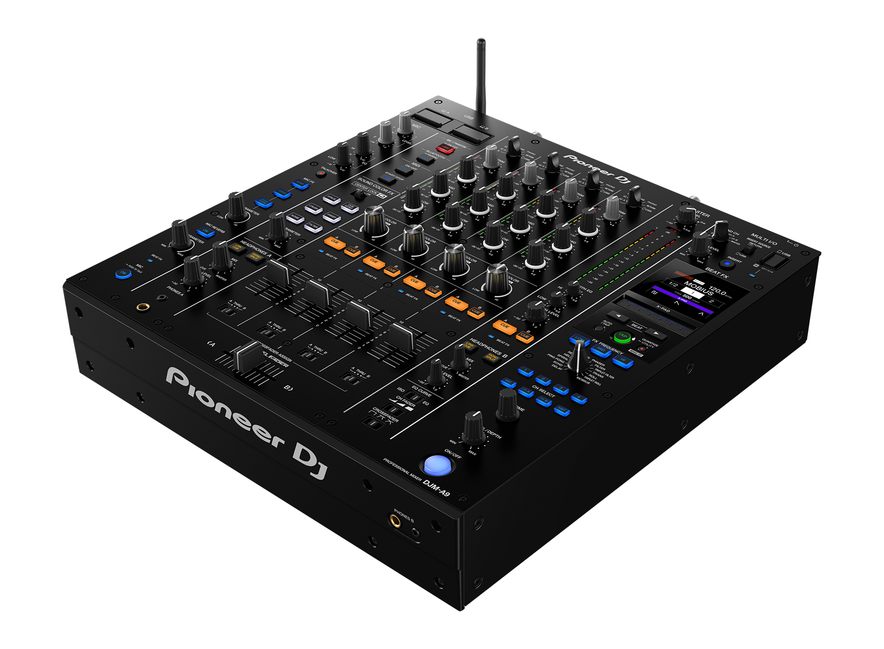 PIONEER DJ DJM-A9 (New-open box) 4 Channel professional DJ mixer w/Bluethoot