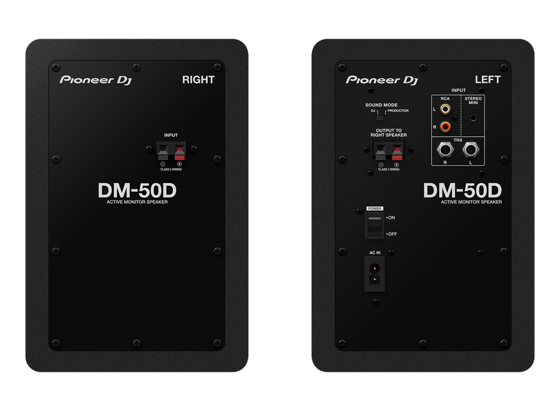 PIONEER DJ DM-50D (Powered monitor PAIR Black or White)