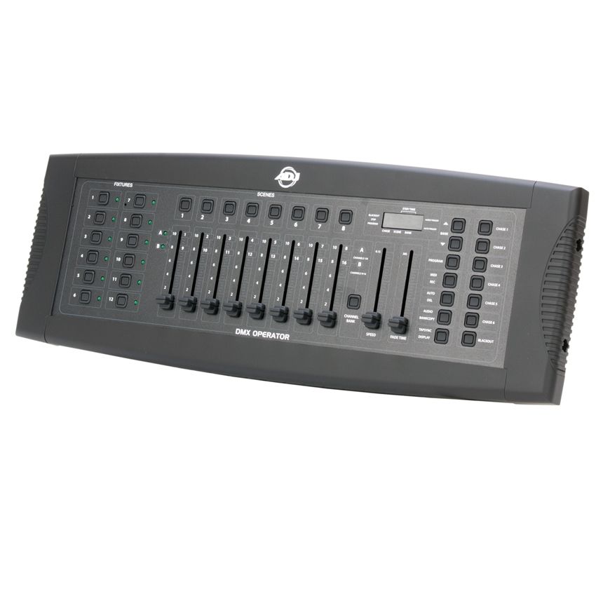 AMERICAN DJ DMX-OPERATOR - 136-channel moving light and dimmer controller with 8 shows, 96 scenes