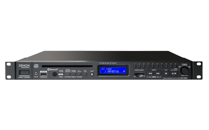 DENON PRO DN300Z - CD/Media Player with Bluetooth®/USB/SD/Aux and AM/FM Tuner