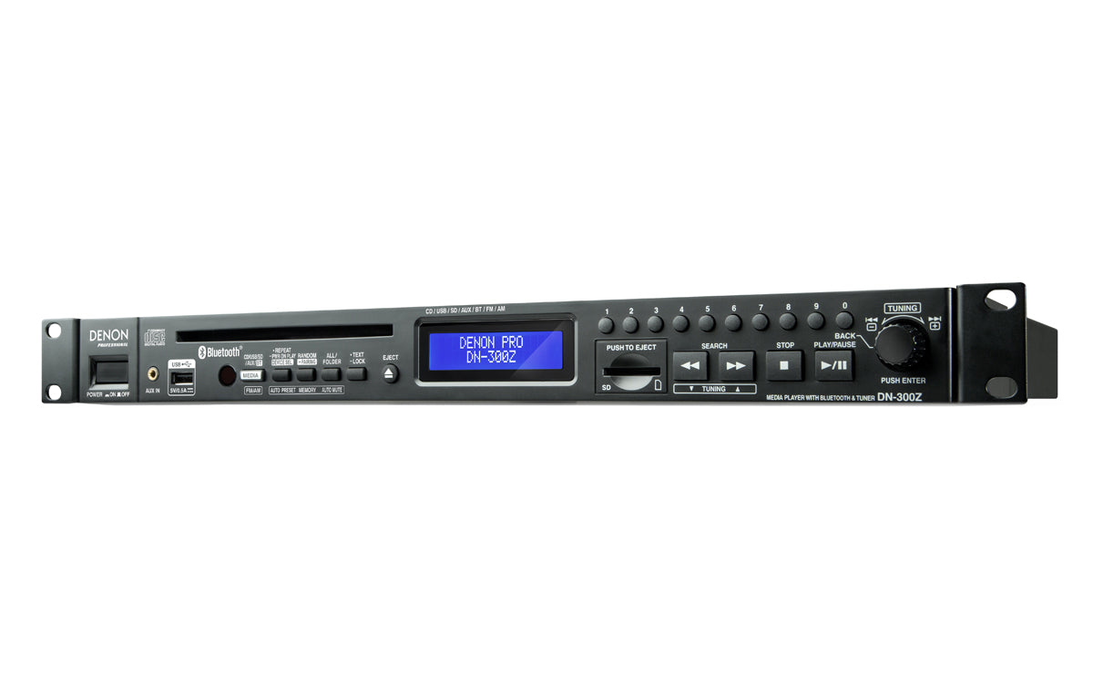 DENON PRO DN300Z - CD/Media Player with Bluetooth®/USB/SD/Aux and AM/FM Tuner