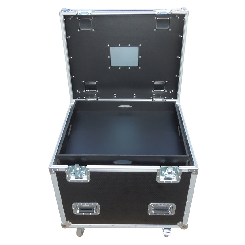 PROX-XS-UTL243030W - TruckPaX™ Heavy-Duty Truck Pack Utility Flight Case W-Divider and Tray Kit | 1/2 Inch Plywood | 24"X30"X30"