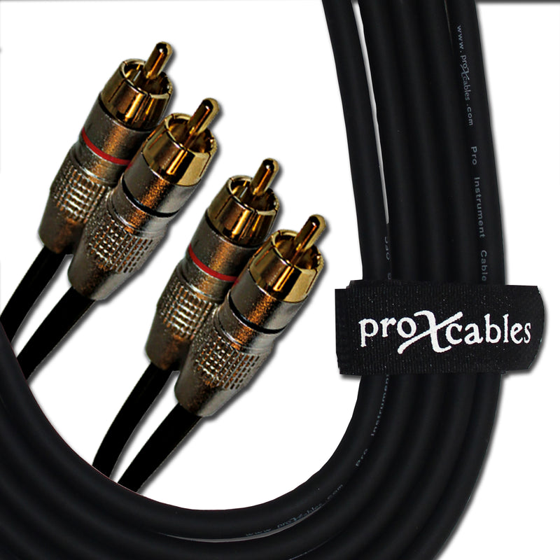 PROX-XC-DRCA10 Cable - 10 Ft. Dual RCA-M to Dual RCA-M High Performance Audio Cable
