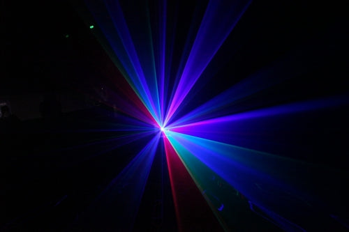 CR-LASER FS-6 RGB (Open box)  Multi colored Laser RGB sound activated and DMX