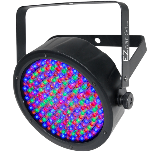 CHAUVET EZPAR 64 RGBA  BLACK BATTERY PAR 64 LED - Chauvet DJ EZPAR 64 RGBA Battery Powered Wash Light - Black