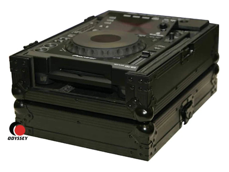 ODYSSEY GEAR FZCDJBL - UNIVERSAL FRONT LOAD LARGE FORMAT CD/DIGITAL MEDIA PLAYER CASE - BLACK LABEL