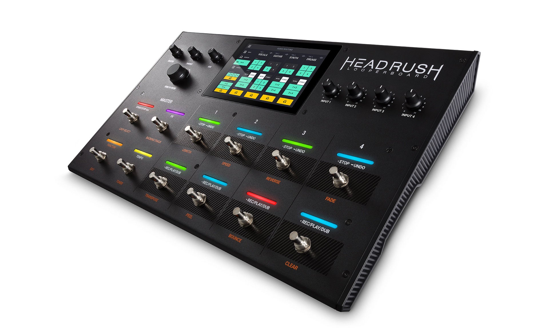 HEADRUSH LOOPERBOARD - PROFESSIONAL 4 TRACK LOOPER GUITAR PEDAL