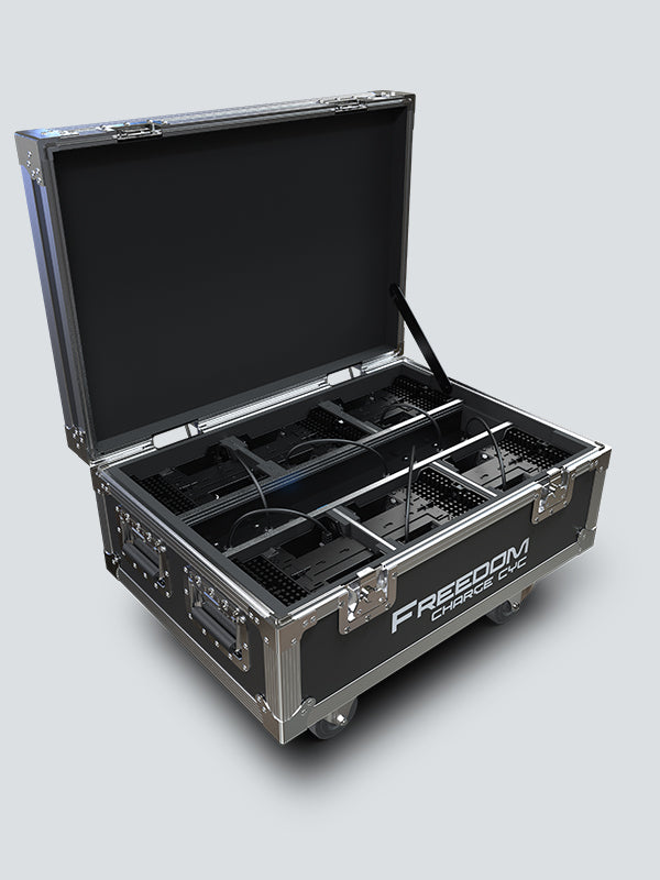 CHAUVET FREEDOM-CHARGE-CYC Road case with charger - Chauvet DJ FREEDOM CHARGE CYC Charging Road Case