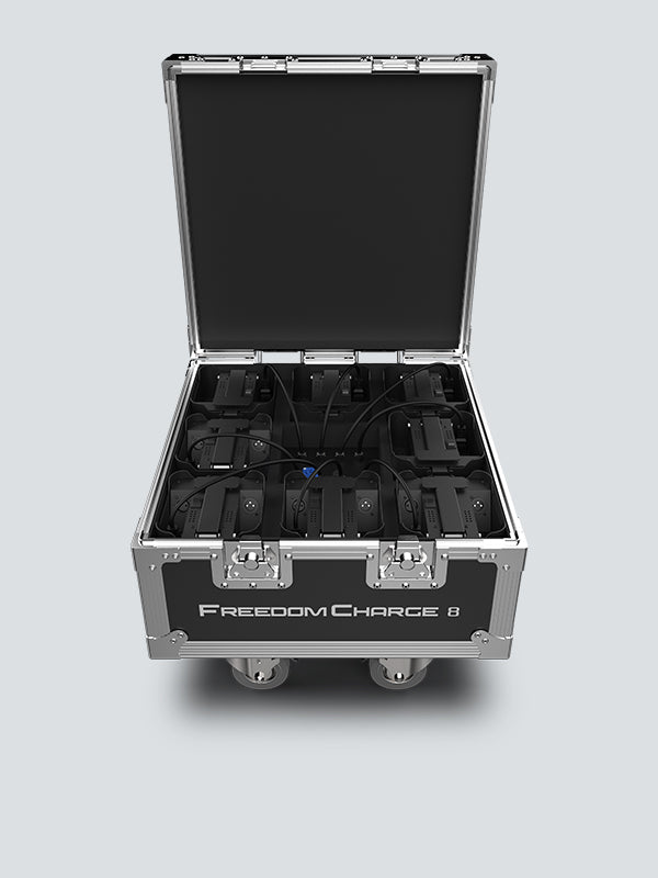 CHAUVET FREEDOM-CHARGE8 Road case with charger - Freedom Charge 8 ROADCASE