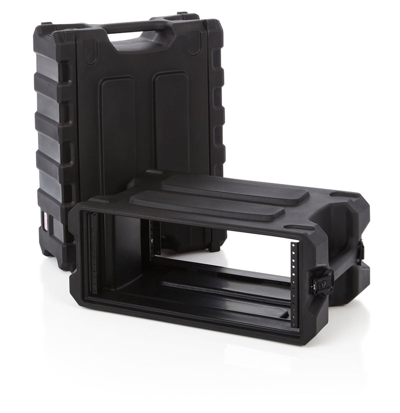 GATOR G-PRO-6U-13 6 space rotationally molded rack case, 13” deep - Gator G-PRO-6U-13 Rotationally Molded Rack Case - 6U, 13" Deep