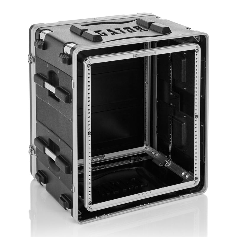 GATOR G-SHOCK-12L 12U rack case, double shock absorber each corner - Gator G-SHOCK-12L Shock Absorber Rack Case - 12U