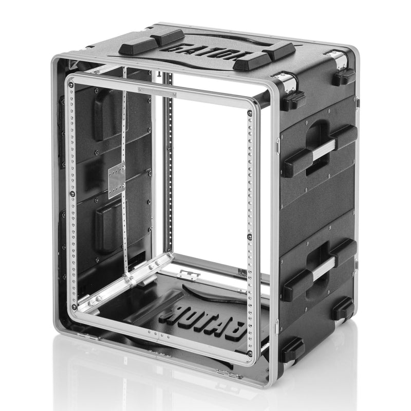 GATOR G-SHOCK-12L 12U rack case, double shock absorber each corner - Gator G-SHOCK-12L Shock Absorber Rack Case - 12U