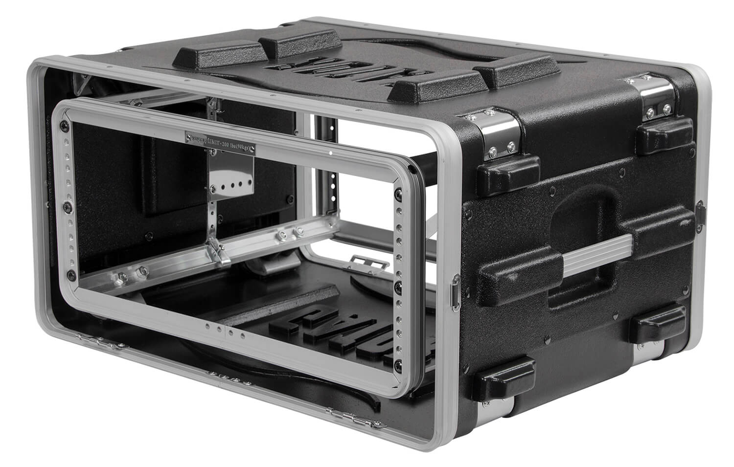 GATOR G-SHOCK-4L 4U rack case, shock absorber each corner - Gator G-SHOCK-4L Shock Absorber Rack Case - 4U