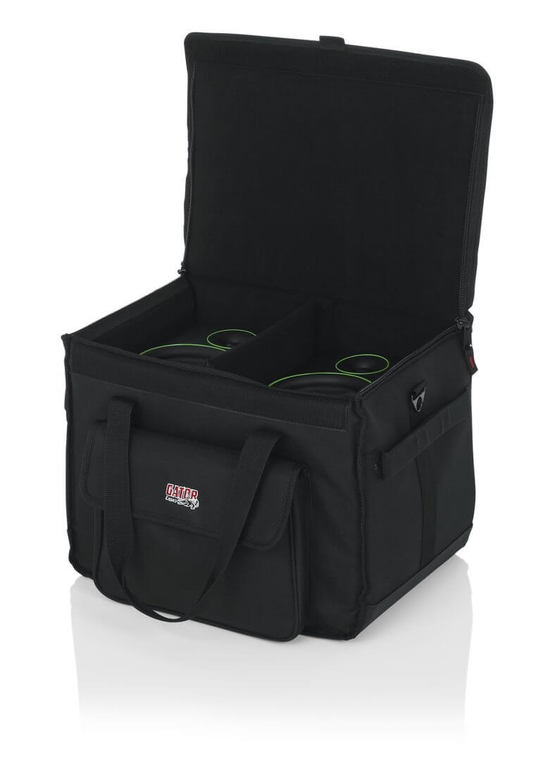 GATOR G-STUDIOMON1 Lightweight tote bag designed to fit a pair of most 5" driver monitors