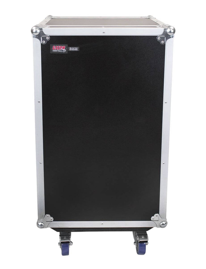 GATOR G-TOUR 10x12 PU 10U top, 12U front & rear - Gator G-TOUR 10X12-PU Pop-Up Console Rack Case - 10 Space Top & 12 Space Front & Rear Rackable Audio Equipment