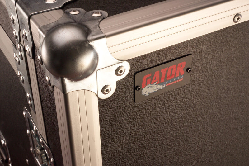 GATOR G-TOUR 10x14 PU Same as above with 14U front & rear - Gator G-TOUR 10X14 PU Pop-Up Console Rack Case - 10 Space Top & 14 Space Front & Rear Rackable Audio Equipment