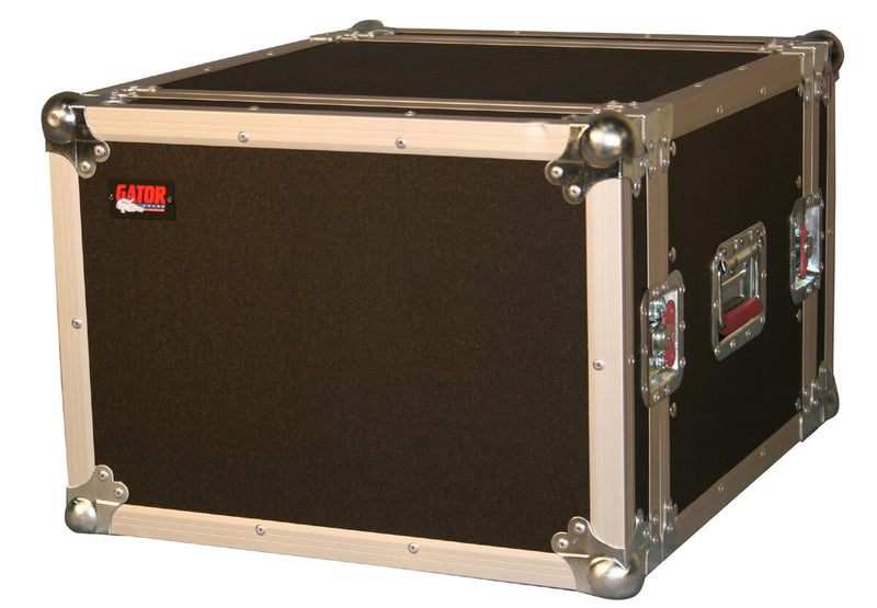 GATOR G-Tour 8U 8 Space 19" Flight Rack - Gator G-TOUR 8U ATA Wood Flight Rack Case - 8U, 19" Deep