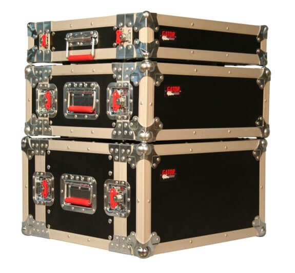 GATOR G-Tour EFX6 Tour Style Effects Rack Case - 6 Space - Gator G-TOUR EFX 6 Tour Style Effects Rack Case