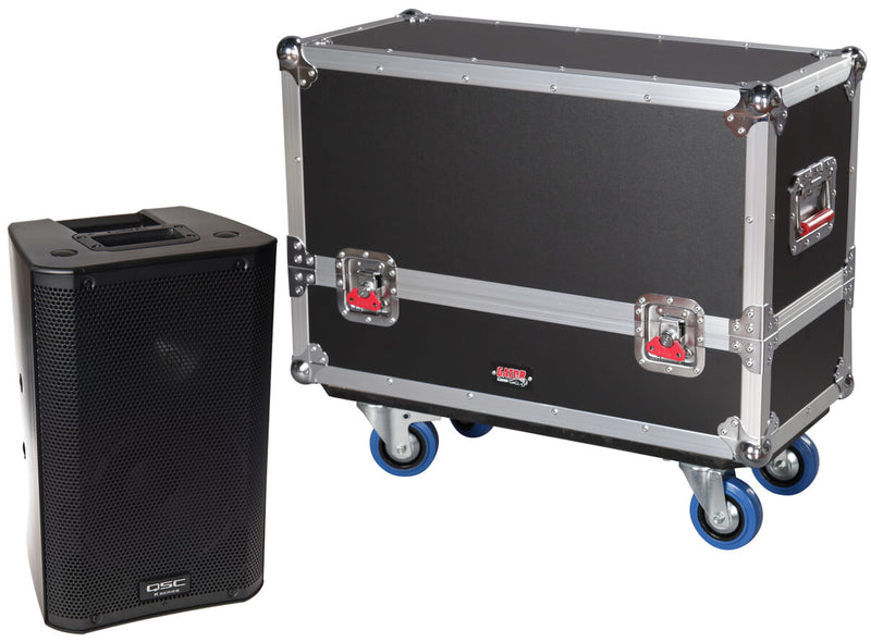 GATOR G-TOUR SPKR-2K8 G-Tour style case designed to fit (2) QSC K8 loudspeakers