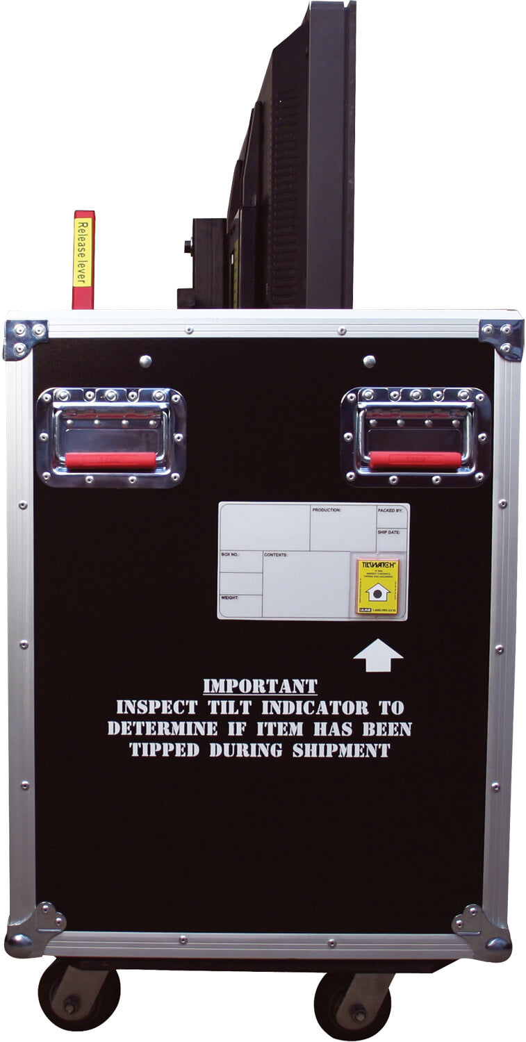 GATOR G-TOURLCDLIFT65 ATA Wood Flight Case w/ Hydraulic LCD Lift & Casters; Fits LCD & Plasma Screens Up to 65"