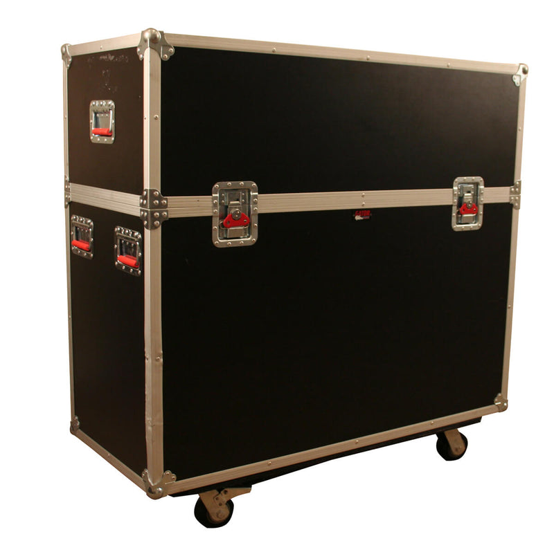 GATOR G-TOURLCDLIFT65 ATA Wood Flight Case w/ Hydraulic LCD Lift & Casters; Fits LCD & Plasma Screens Up to 65"