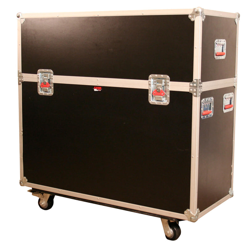 GATOR G-TOURLCDLIFT65 ATA Wood Flight Case w/ Hydraulic LCD Lift & Casters; Fits LCD & Plasma Screens Up to 65"