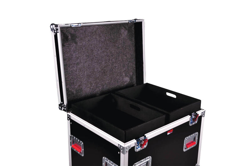 GATOR G-TOURTRK453012 ATA Wood Flight Truck Pack Trunk Case; 45" x 30" x 30" Exterior Before Casters, 12mm Wood • Same features as G-Tour-TRK-302212