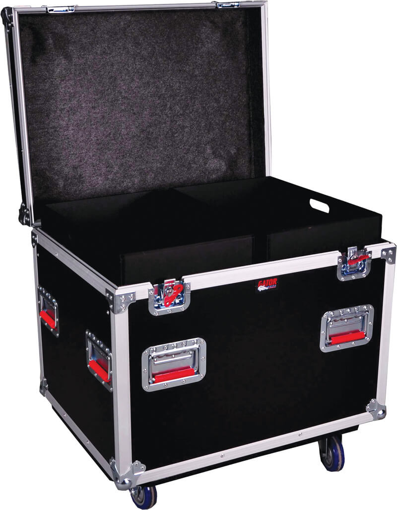 GATOR G-TOURTRK453012 ATA Wood Flight Truck Pack Trunk Case; 45" x 30" x 30" Exterior Before Casters, 12mm Wood • Same features as G-Tour-TRK-302212