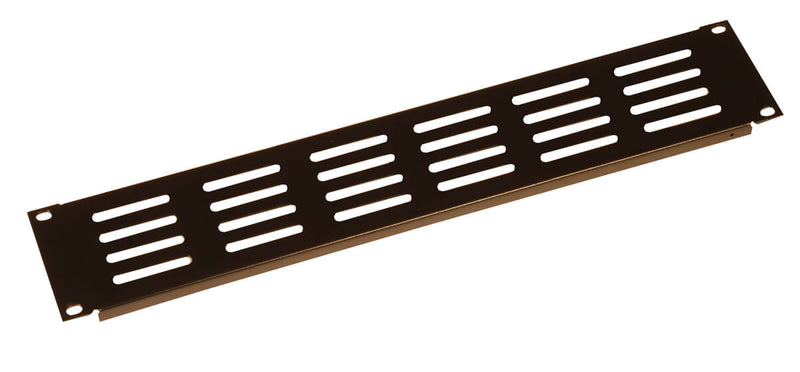 GATOR GRW-PNLVNT2 2U flanged slotted panel w/ elongated vent holes - 2U Flanged Vent Panel