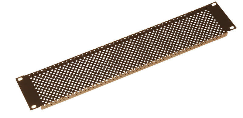 GATOR GRW-PNLPRF1 1U flanged slotted panel - 1U Perforated Flanged Panel