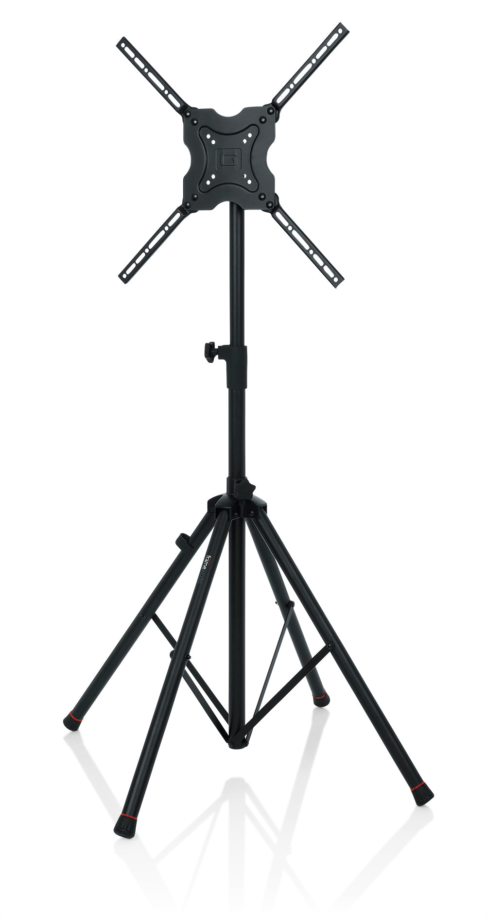 GATOR GFW-AV-LCD-25 Deluxe Quad Legged LCD/LED stand with Lift-EEZ Piston
