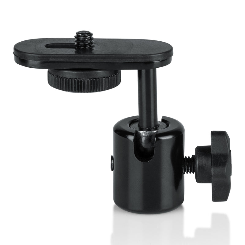 GATOR GFW-MIC-CAMERA-MT Camera Mount Mic Stand Adapter with Ball-and-Socket Head.