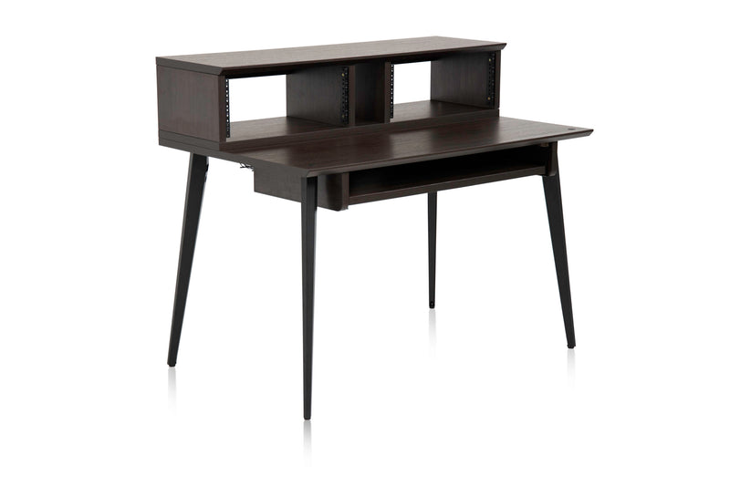 GATOR GFW-ELITEDESK-BRN Elite Furniture Series Main Desk in Dark Walnut Finish