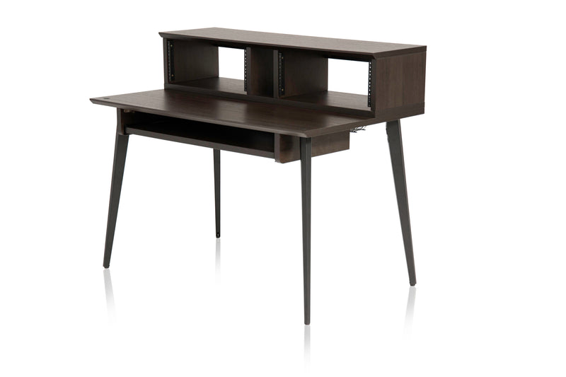 GATOR GFW-ELITEDESK-BRN Elite Furniture Series Main Desk in Dark Walnut Finish