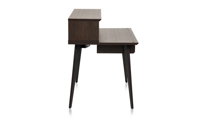 GATOR GFW-ELITEDESK-BRN Elite Furniture Series Main Desk in Dark Walnut Finish