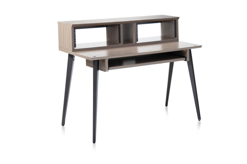 GATOR GFW-ELITEDESK-GRY Elite Furniture Series Main Desk in Driftwood Grey Finish