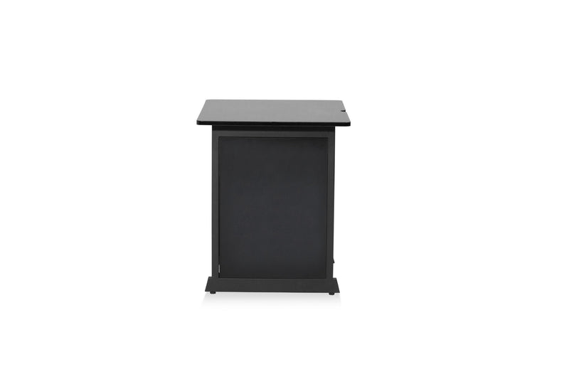 GATOR GFW-DESK-RK Content Creator Furniture Series 12U Studio Rack Table in Black Finish