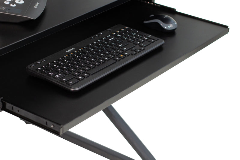 GATOR GFW-DESK-MAIN Content Creator Furniture Series Main Desk in Black Finish