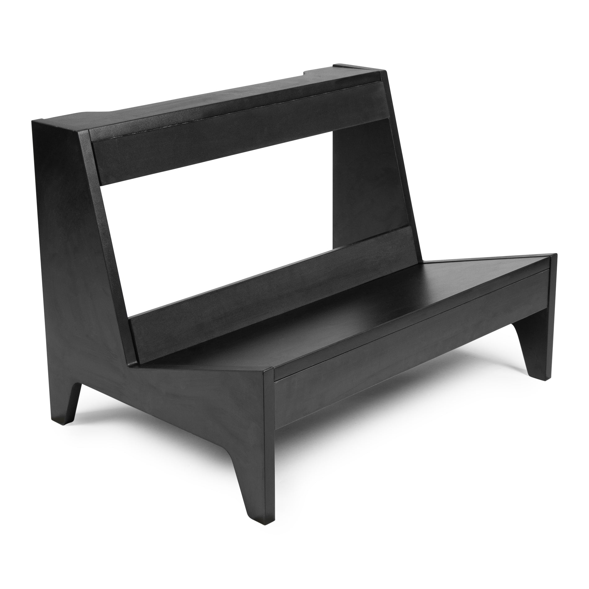 GATOR GFW-ELITEGTRAMPLG-BLK Elite Series Large Guitar Furniture Amp Stand - Black Finish