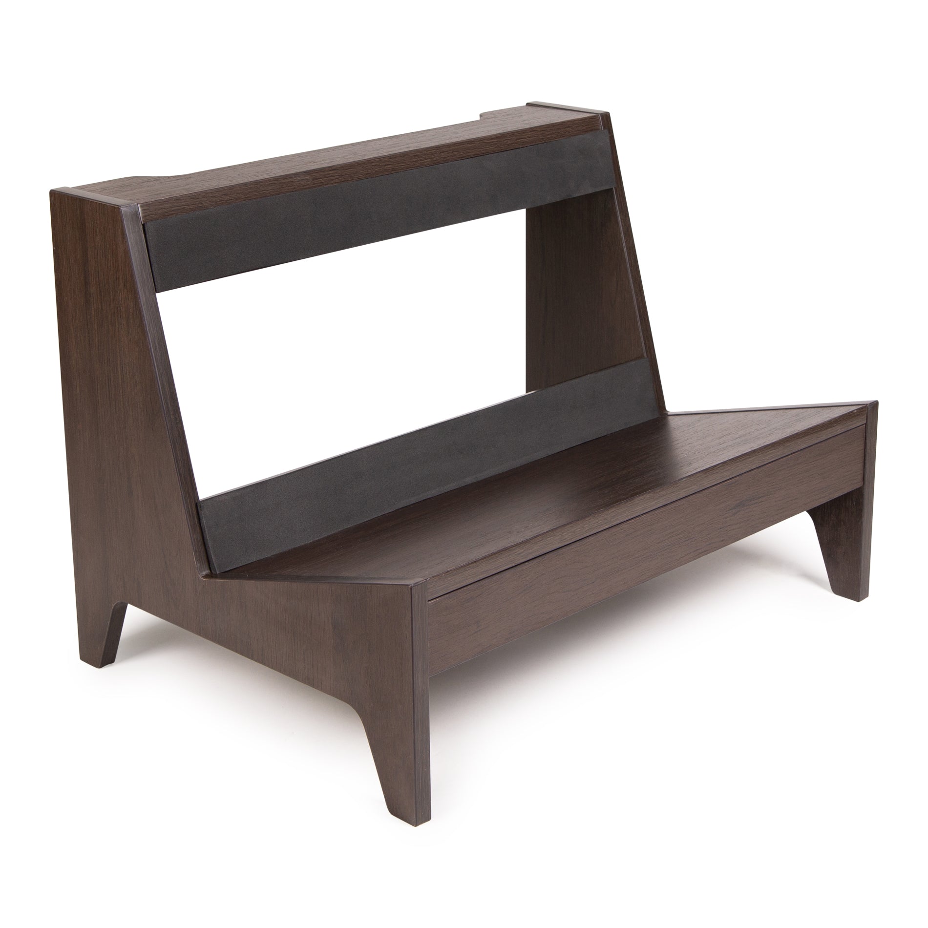 GATOR GFW-ELITEGTRAMPLG-BRN Elite Series Large Guitar Furniture Amp Stand - Brown Finish