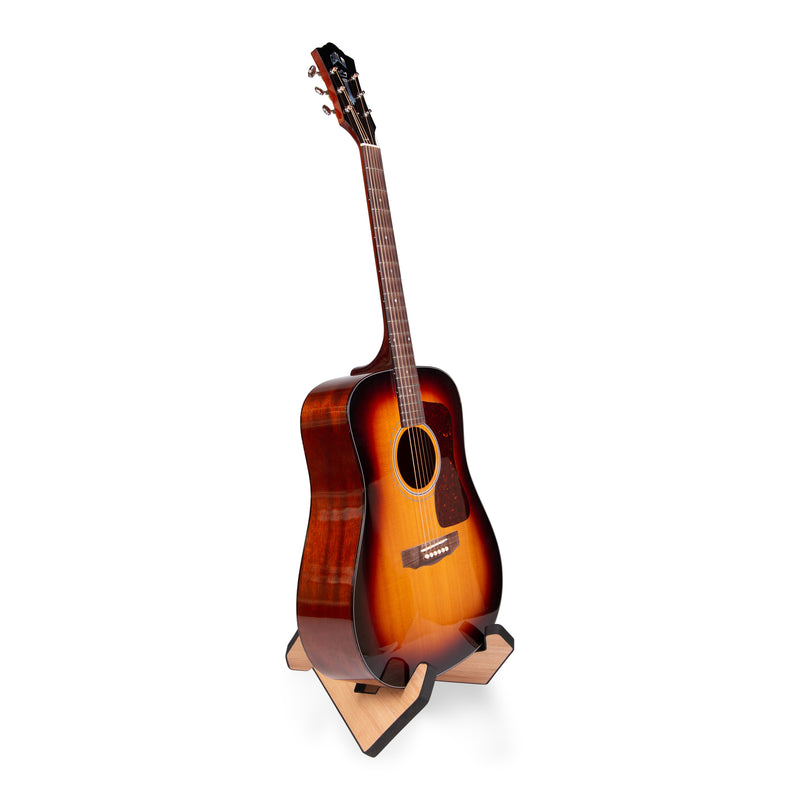 GATOR GFW-ELITEGTRXSTD-MPL Elite Series Guitar Furniture X Stand - Maple Finish