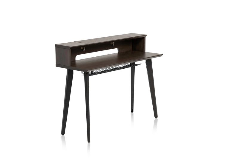 GATOR GFW-ELITEKEYTBL61-GRY Elite Furniture Series 61-Note Keyboard Table in Driftwood Grey Finish