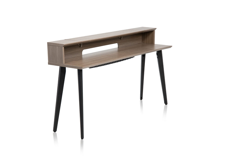 GATOR GFW-ELITEKEYTBL88-GRY Elite Furniture Series 88-Note Keyboard Table in Driftwood Grey Finish