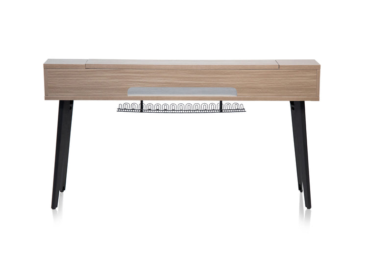 GATOR GFW-ELITEKEYTBL88-GRY Elite Furniture Series 88-Note Keyboard Table in Driftwood Grey Finish