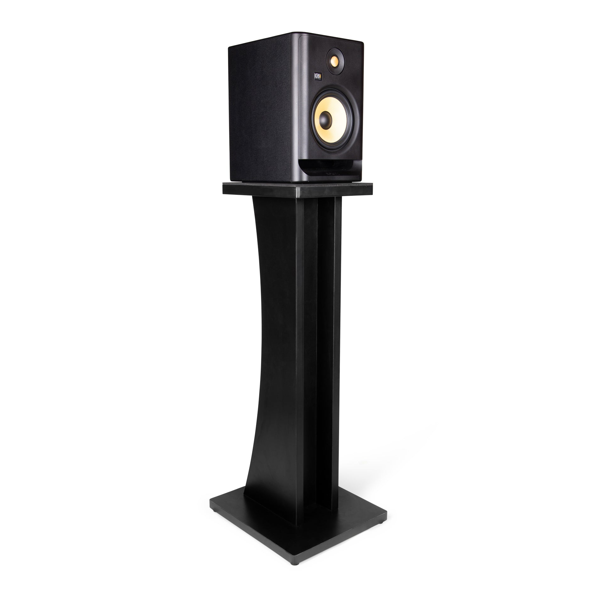GATOR GFW-ELITESPKSTMN-BLK Elite studio monitor stand, one (1) in black color