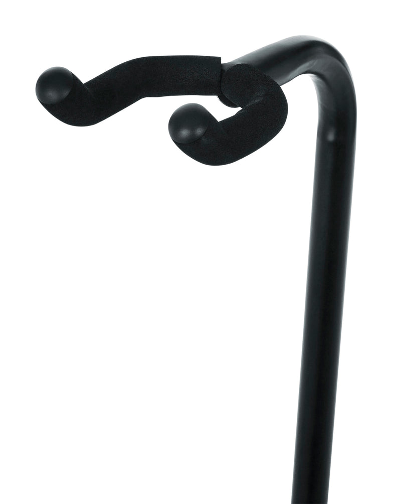 GATOR GFW-GTR-1200 Hanging Style heavy duty steel tubing Single Guitar Stand with Fixed Yoke and Finish Friendly Rubber Padding.