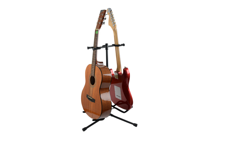 GATOR GFW-GTR-2000 Double guitar stand with heavy duty steel tubing and instrument finish friendly rubber padding