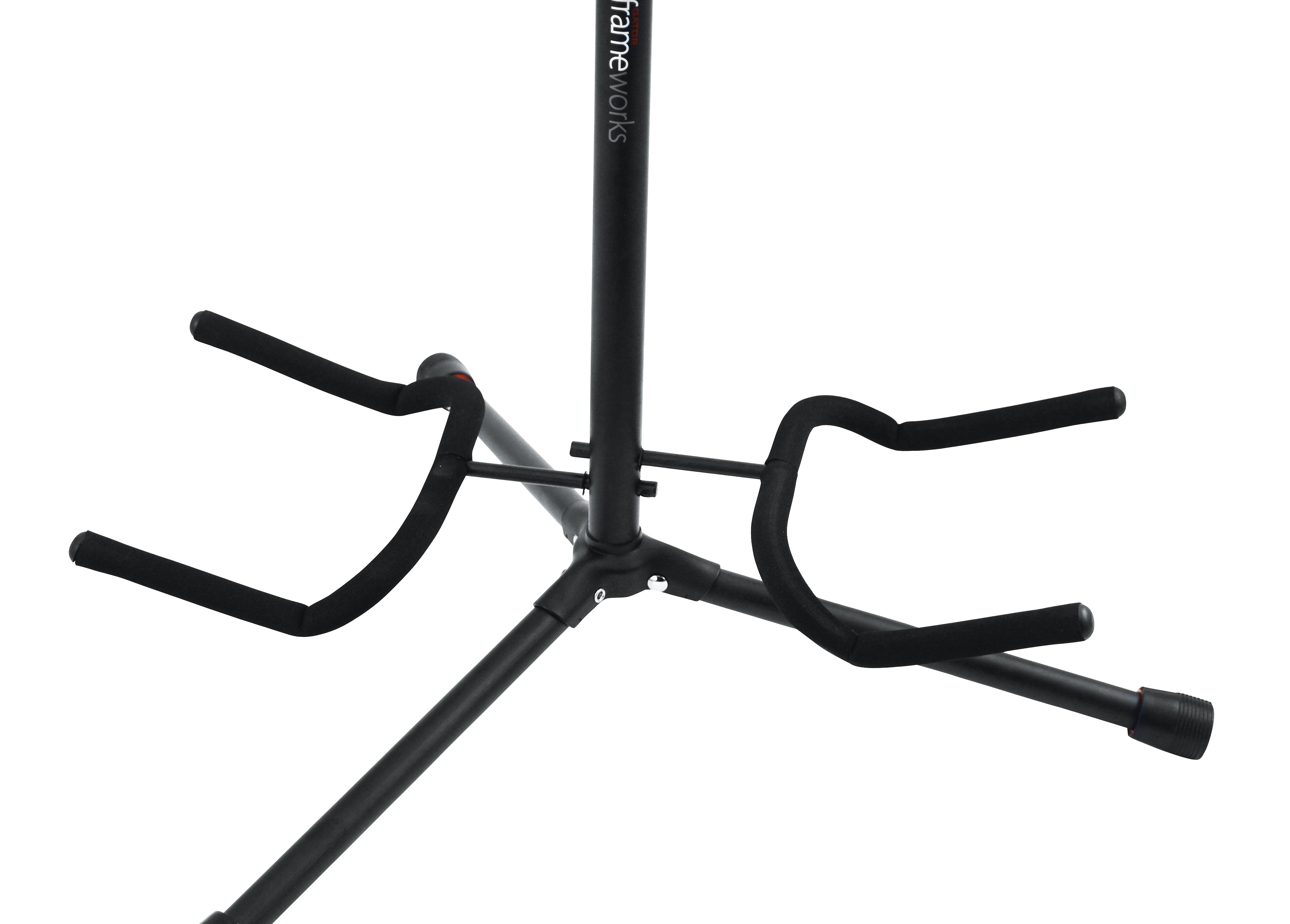 GATOR GFW-GTR-2000 Double guitar stand with heavy duty steel tubing and instrument finish friendly rubber padding