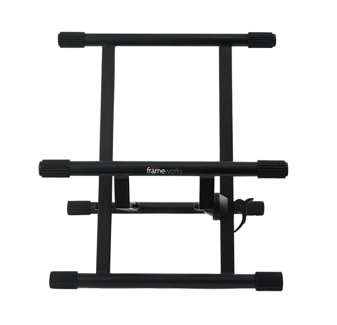GATOR GFW-GTR-AMP Combo amp stand made of heavy duty steel and features tilt back design and rubber leveling feet. Fits most combo amps.