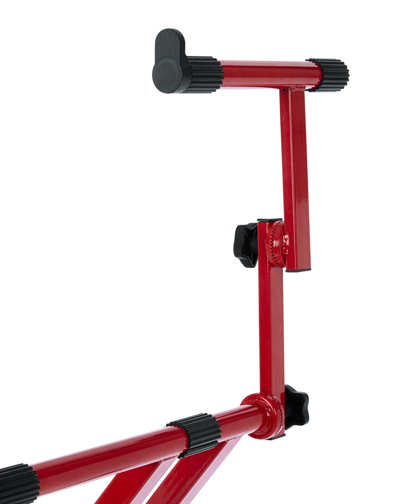 GATOR GFW-KEY-5100XRED Nord Red version of GFW-KEY-5100X - Red 2 Tier X Style Keyboard Stand